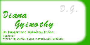 diana gyimothy business card